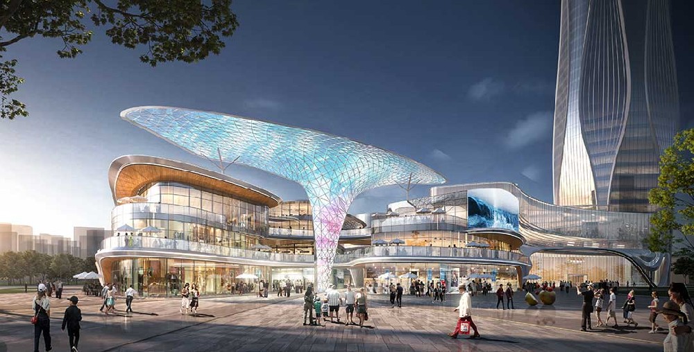 喜報！浙江萬豪集團成功中標桐鄉振石廣場商業天幕膜結構項目