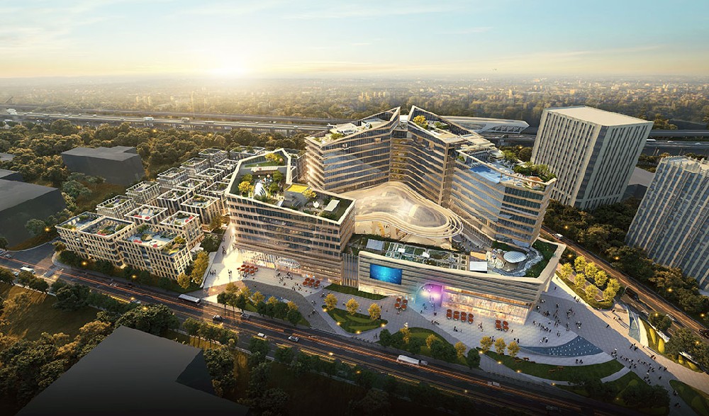 捷報頻傳！浙江萬豪集團中標上海寶山商辦項目中庭天幕